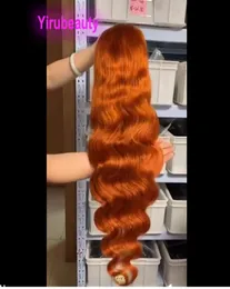 Peruvian Human Virgin Hair 350 Color Body Wave Wigs 13X4 Lace Frontal With Baby Hair 1232inch Yirubeauty8986631
