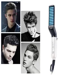 Мужчины Quick Styler Comb Многофункциональный керлинг для керлинга бигрлер Show Cap Инструмент Electric Hair Styler для мужчин для укладки волос Brush468211