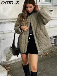 Однотонная стеганая куртка 2023, осень-зима, однобортное пальто с карманами, женское повседневное женское шикарное пальто с длинным рукавом 231227