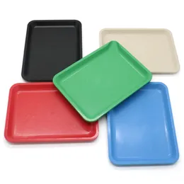 Degradable Plastic Tobacco Rolling Trays Mini 19.6*14.5cm Operation Cigarette Roll Tray Hand Roller Case Smoking Accessories