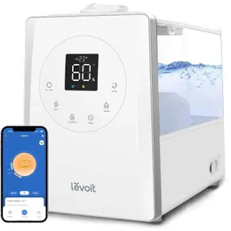 LEVOIT LV600S Smart Warm and Cool Mist Humidifiers for Home Bedroom Large Room 6L 753ft² Coverage Quickly Evenly Humidify 231226