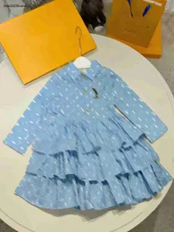 Nuevos vestidos de bebé niña Falda de pastel de múltiples capas Tamaño 110-160 Impresión de logotipo vestido de niño vestido de diseñador para niños Dec20