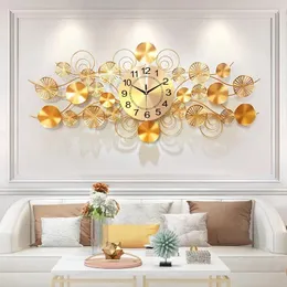 Wall Clocks Large Clock Modern Design Art Home Decor Silent Metal Digital Watch Living Room Decoration Para El Hogar