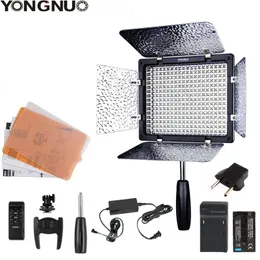 Yongnuo YN300 III YN 300 3200K 5600K 조정 가능한 색상 온도 카메라 P O LED 비디오 조명 액세서리 키트 231226