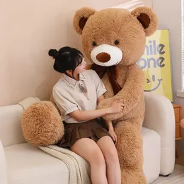 80 100 cm große Größe Teddybär Plüschspielzeuggigant Stofftiere Geburtstag Valentinstag Geschenk Weiches Kissen Puppen Gril Friends Mädchen 231227