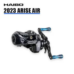 Haibo 23 uppstår Air Elite AMC Baitcasting Fishing Reel Carbon Fiber Handie 11B 1RB Carretilha de Pesca Long Casting 231227