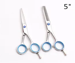 C1117 5 14 5cm JP 440C Customized Logo Professional Human Hair Scissors Barber Shop Hairdressing Scissors Cutting Scissors T294u5162799