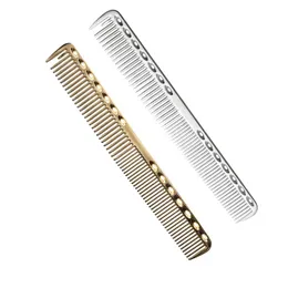 Fırçalar Yüksek seviyeli alan alüminyum metal kuaförlük tarağı, profesyonel berber saç kesme tarağı, uzun saçları ve kısa saçları kesmek için kullanın