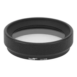 HAOGE LUVX54B Metal Lens Hood med MC UV -skydd Multikoatat Ultraviolet -filter för Fujifilm Fuji X100V Camera Black 231226