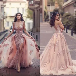 Саудовская арабская над юбкой русалка вечерние платья 2024 высочайшее качество прозрачные аппликации без спинки с накидками с длинными платья для вечеринки на выпускной вечеринке.