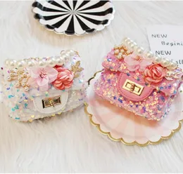 Purse Kids Mini Purses And Handbags Cute Princess Crossbody Bags For Baby Girls Small Coin Pouch Girl Party Pearl Hand Gift7496071