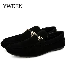 yween Spring Autumn Men Shoes 편안한 슬리콘 로퍼 패션 캐주얼 아파트 도매 231227