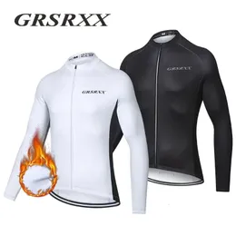 GRSRXX Jerseys Men Long Rleeve Fall Winter MTB Rower Rower Riding Greyble Rowerswear 231227