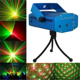 Gadget New Mini LED R&G Laser Projector Stage Lighting Adjustment DJ Disco Party Club Light Free shipping FEDEX DHL