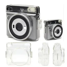 Transparent Crystal Camera Bag for Fujifilm Instax Square SQ6 CAS COVER Protective Shell Case Plastic Instant 231226