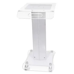 2023 New Arrival Acrylic Plastic Medical Trolley Wheel Cart Hair Salon Trolley For Beauty Machine Beauty Salon Trolley