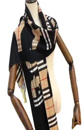 Män och kvinnor allmän stil faux kashmir halsduk designer kvinnor039s stil färgglada rutiga 180 cm halsdukar2712727