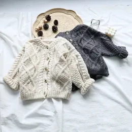 Chandails à simple boutonnage pour enfants, vêtements en tricot pour garçons et filles, Cardigan en tricot, vêtements pour enfants, 231226