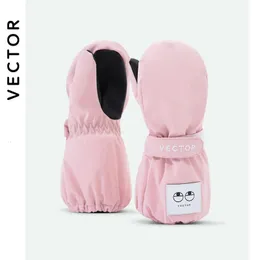 Vector Kids Winter Tape Gloves Windpress для детей мальчики для девочек лыжные езды на езде на езда на велосипеде скалолазание.