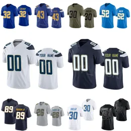 Stitch Football 43 Michael Davis Jersey 30 Austin Ekeler 89 Donald Parham Jr 6 Eric Kendricks 32 Alohi Gilman 52 Khalil Mack 26 Asante Samuel Jr Team Woman Youth Men