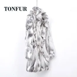 Arrival Standard Collar Vintage Customize Real Whole Rabbit Fur Coat For Women Female M5XL Mandarin Jacket WSR257 231226