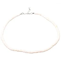 Bohème Vintage coquille naturelle pièce règle collier dames bijoux hawaïen lisse Puka coquilles collier 2019 nouveautés1186G