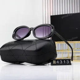 نظارات شمسية جديدة CC مصمم أزياء CH SUN SUN GROSES RETRO TOP TOP Outdoor UV Protection Fashion رسالة شعار LAGO FOR WOME