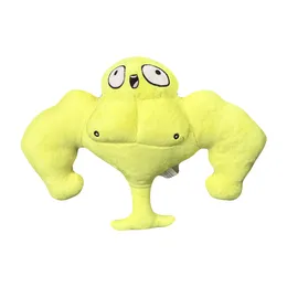 YORTOOB Bopl Battle Yellow Muscle Man Plush Toy Gift for Friends and Home Decorations