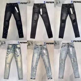 jeans viola jeans in denim lacrime designer maschi jeans donna slim fit letter pantaloni stampati y2k vacanze di lusso jeans da esterno jeans streetwear streetwear pantaloni di grandi dimensioni jeans