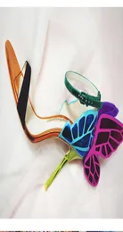 Sophia Webster Chiara sandálias de couro borboleta azul sapatos multi couro sapatos azuis sandálias de salto verão couro genuíno1470728