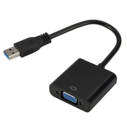 USB3 0からVGAアダプターケーブルUSBから外部グラフィックスカードサポートXP Win7 8 HD変換231226