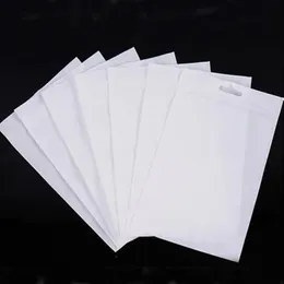 100 шт./лот, белые прозрачные пластиковые пакеты на молнии с застежкой-молнией, самозакрывающаяся прозрачная полиэтиленовая упаковка на молнии, сумка для подвешивания, 11 размеров Phofu Pqep