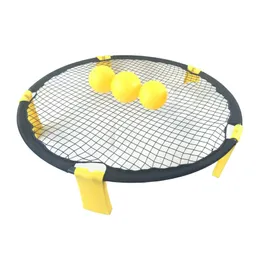 لعبة Beach Volleyball Spike Battle Game Outdoor Sports Shelf Body تلعب صافي 3 كرات هدية للبنات الفتيات 231227