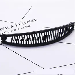 New Hair Claws Clip Fish Shape Banana Barrettes Black White Hairpins Hair Accessories For Women Clamp211F