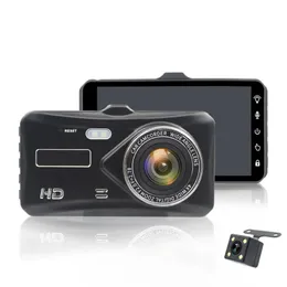 DVRS Full HD 1080p 자동차 DVR DVR 구동 데이터 레코더 디지털 비디오 디지털 비디오 Dashcam 2CH 듀얼 렌즈 170 ﾰ 앵글 야간 비전 4 "IPS 터치 스크린