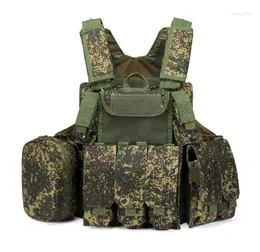 Backpack Steel Wire Ghost Camouflage Tactical Vest CS Field Protection Equipment Amphibious Model Combat