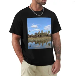 Erkek Polos Angkor Wat Cambodia T-Shirt T-Shirts Adam Komik T gömlek Sevimli Giysiler Erkekler İçin Hayvan Baskı Gömlek