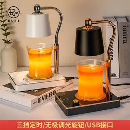 e Romantic Fragrance Candle Light No Fire Diffuse Aromatherapy Wax Light Lifting and Temperature Regulating Bedroom Bedside Lamp 231226