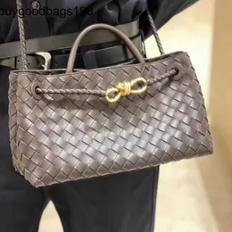 Andiamos Bolsas BottegaaVeneta Bolsas Divani Old Money Style 23 Nova Andiamo Tecido Sacola Compras Couro Um Ombro Portátil Feminino