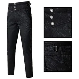 Halloween Men Pants Clothes Gothic Style Pantalon Victorien Steampunk Homme Gotico Vittoriano Hombre Victorian 231226