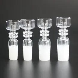 Domeless Quartz Banger Tırnak 14mm 18mm kadın erkek ortak kuvars Domess Banger Çivi Çivi Çivi ve Dabs Balmumu Yağı Talimler Cam Bongs BJ