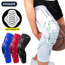 1Pair Fitness Anti-Collision Pernas Pads Brace Brace Knee Knee Cober para esportes ao ar livre Riding Basketball Protective Men Mulheres 231227