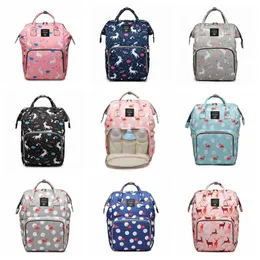 Bags Unicorn horse Flamingo print Diaper backpack mommy bag Maternity large nappy bag Bolsa Maternida baby bags Travel Backpacks Baby C