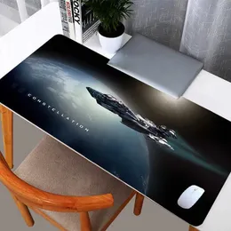 Rests Mouse Pads Bilek Rests Star Citizen Mouse Pad Kauçuk Masa Büyük Oyuncu Tapis de Souris XL Masa Mat Mat Bilgisayar Klavye Oyun Erişim