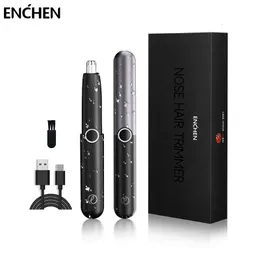 ENCHEN Portable Nose Hair Trimmer for Men Rechargeable Unisex Fully Automatic Washable Nose Hair Remover 231227