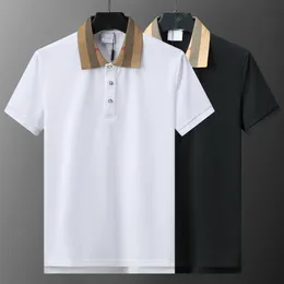 2024Designer Fashion Top Business Clothing Polo Hugo Logo gesticktes Kragendetail