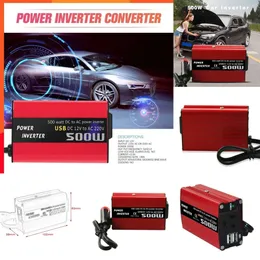 Car New Quality 500w Dc to Ac 12v to 110v 220v Dual Usb Lathe Automatic Zoom