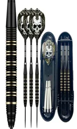 Darts Professional Archer Dardos 22 грамм стальной кончик черные латунные бочки установлены 2209135378173