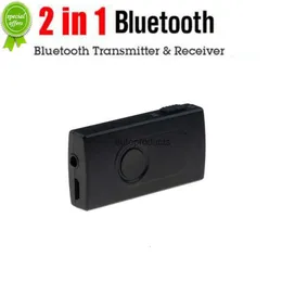 Ny Kebidumei-2-person 1 Bluetooth-sändarmottagare A2DP Adapter Mini 3,5 mm V4.2 Stereo Audio Adapter Bil Trådlös MP3-musikbil
