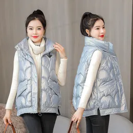 Casaco de grife de gelo casaco de designer Jacket Down Jacket inverno colete leve mulheres jaquetas aquecem o botão de impressão múltipla de letra de letra disponível